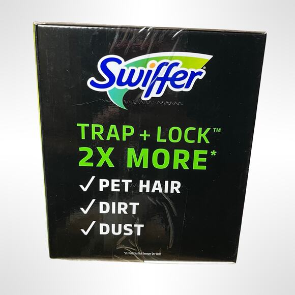 SWIFFER Heavy Duty Dry Sweeping Cloths Deep Pockets Trap + Lock 50 Count 2 Packs - Picture 3 of 5